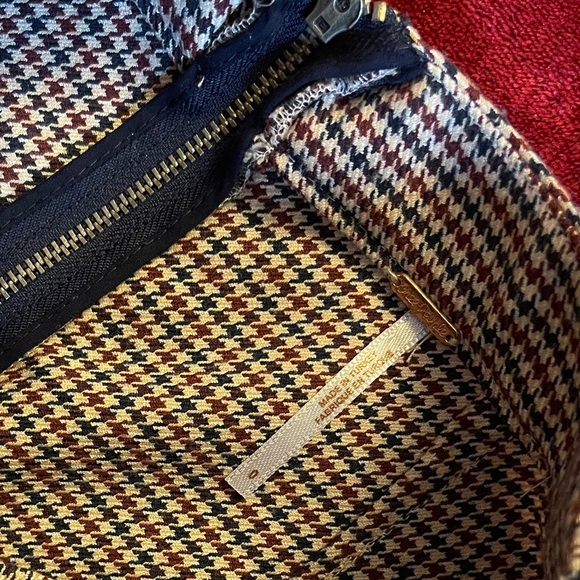 Free People Houndstooth Skirt summer minimalist Brown Size 0 Neutral Soft - Picture 5 of 6